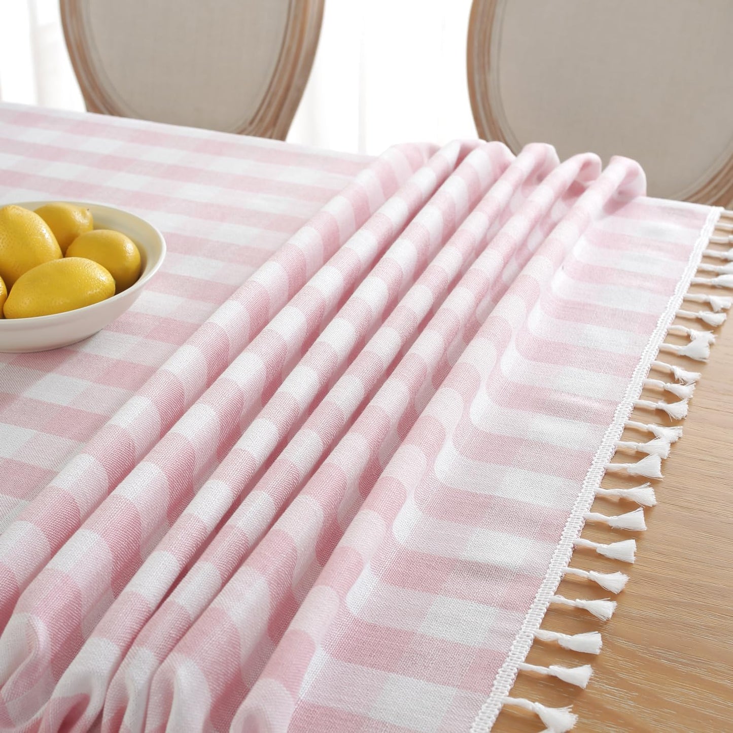 Bulk St. Patrick's Day Checkered Tablecloth Washable Buffalo Plaid with Tassel Suitable for Kitchen and Dining Room Decor Wholesale