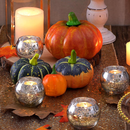 Bulk 12 Pcs Shine Bright Electroplated Glass Candle Holders for Weddings Parties Holidays Gifts and Bridal Showers Wholesale