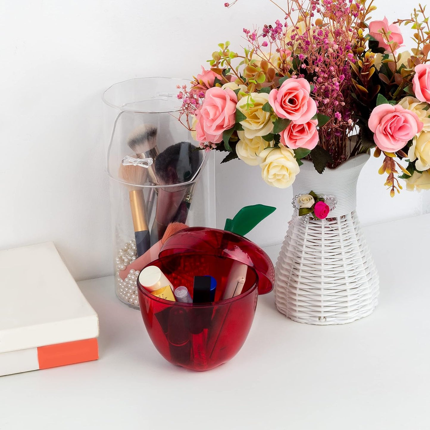 Bulk Large Clear Apple Containers Candy Toy Fillable Jars Back to School Teacher Gifts Wedding Ornaments Christmas Decorations Wholesale