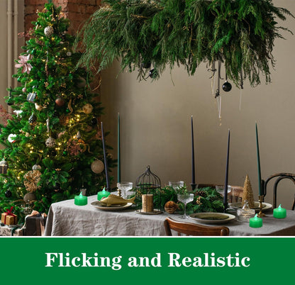 Bulk 12/24/50/100/200/400 Pack LED Flameless Battery Operated Tea Lights Candles for Events and Parties Decoration Wholesale