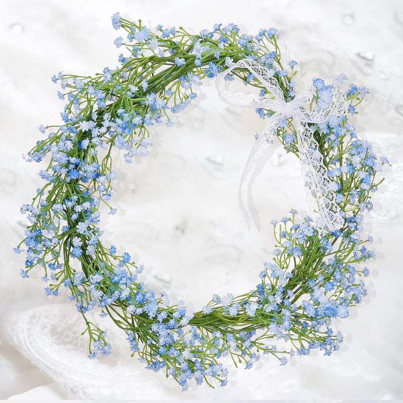 Artificial Baby's Breath Flowers, 10 Stems, White, Silk, Realistic Look for Wedding Bouquets and Centerpieces