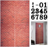 Bulk 78.7"x 49.2" Inches Classic Red Brick Wall Decor Christmas & Halloween Holiday Decoration Wholesale