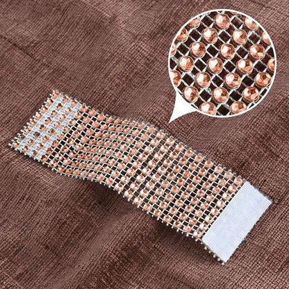 Bulk 50 Pcs Water Diamond Napkin Rings: Sparkling Decor for Table Settings Weddings Dinners Holiday Parties and Family Gatherings Wholesale