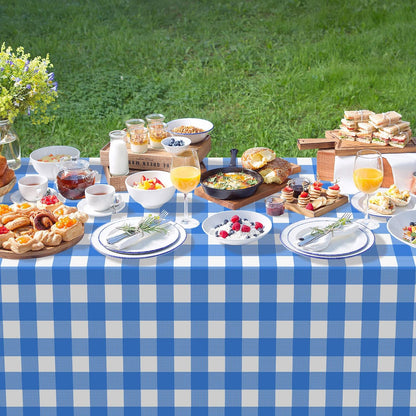 Bulk Waterproof Disposable Checkered Tablecloth 54 × 108 Inches Ideal for Outdoor Picnics Birthday Parties and Banquet Decoration Wholesale