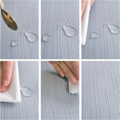 Bulk Solid Plaid Jacquard Spring Tablecloth Wrinkle and Water Resistant, Contemporary Woven Decorative Table Cover for Holiday Events Wholesale