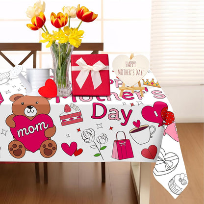 Bulk Vibrant Rainbow Disposable Tablecloth 54x108 Inches Ideal for Birthday Parties Buffets Disco and Mermaid Themed Decor Wholesale