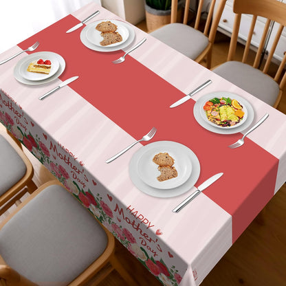 Bulk Vibrant Rainbow Disposable Tablecloth 54x108 Inches Ideal for Birthday Parties Buffets Disco and Mermaid Themed Decor Wholesale