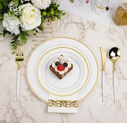 Bulk 3 Pcs Disposable Silverware Set Plastic Forks Spoons Knives Set for Party Wholesale