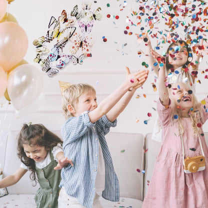 Bulk 24/48 Pcs 3D Butterfly Wall Decor Featuring Magnets, Perfect for Party Decorations Wholesale