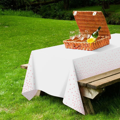 Bulk Waterproof Disposable Checkered Tablecloth 54 × 108 Inches Ideal for Outdoor Picnics Birthday Parties and Banquet Decoration Wholesale