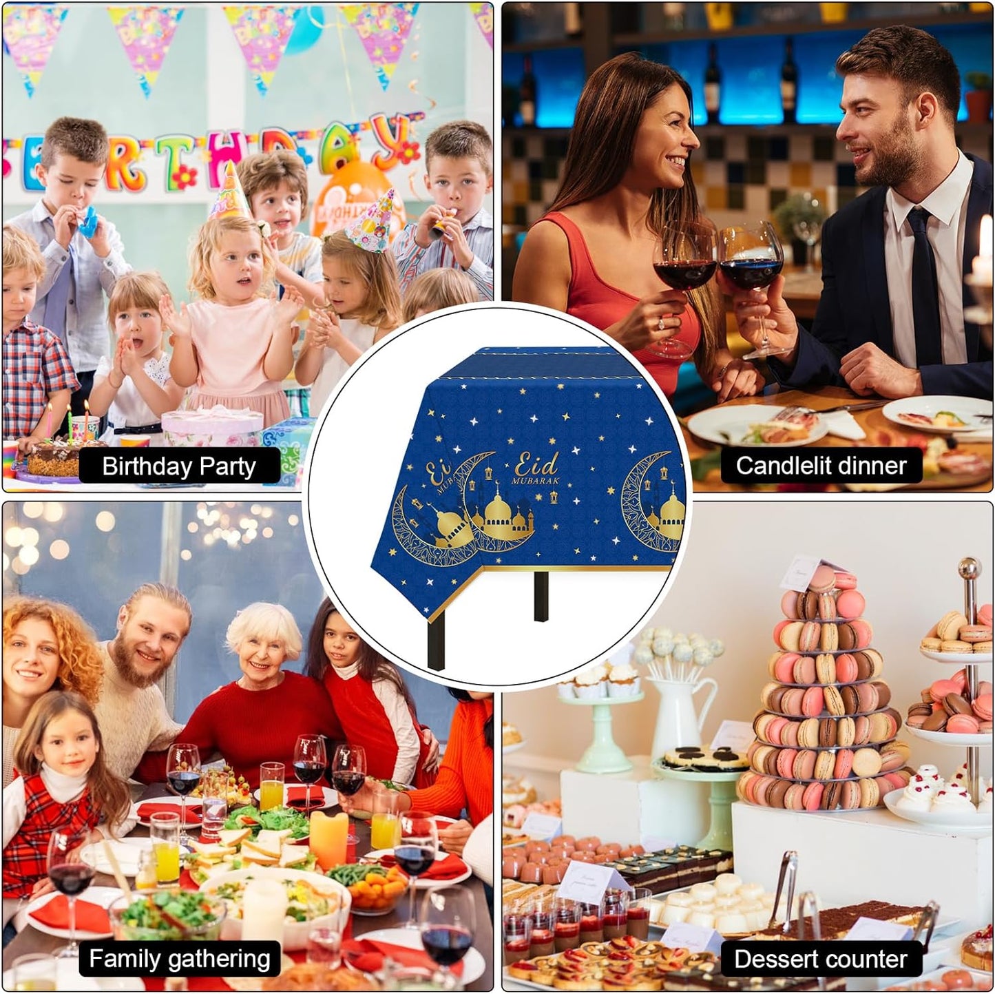 Bulk Vibrant Rainbow Disposable Tablecloth 54x108 Inches Ideal for Birthday Parties Buffets Disco and Mermaid Themed Decor Wholesale