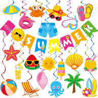 Bulk Summer Party Decorations Hello Summer Banner Beach and Pool Party Supplies Wholesale