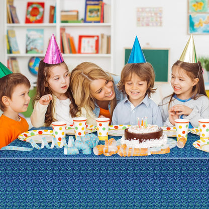 Bulk Vibrant Rainbow Disposable Tablecloth 54x108 Inches Ideal for Birthday Parties Buffets Disco and Mermaid Themed Decor Wholesale