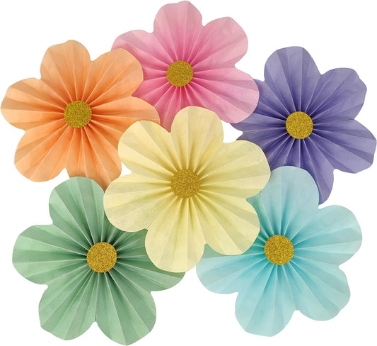Bulk 6 Pcs Dreamy Wedding Wall Background Decoration 12 Inch Paper Flowers Perfect for Bridal Showers and Birthday Celebrations Wholesale