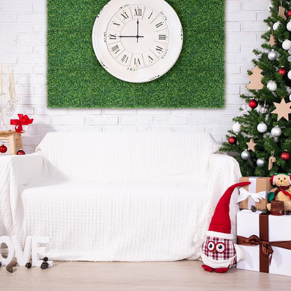 Premium 10x10 In Grass Wall Panels 10 pcs UV Resistant Artificial Grass Privacy Screen Indoor Outdoor Garden Fence Decor Eco Friendly