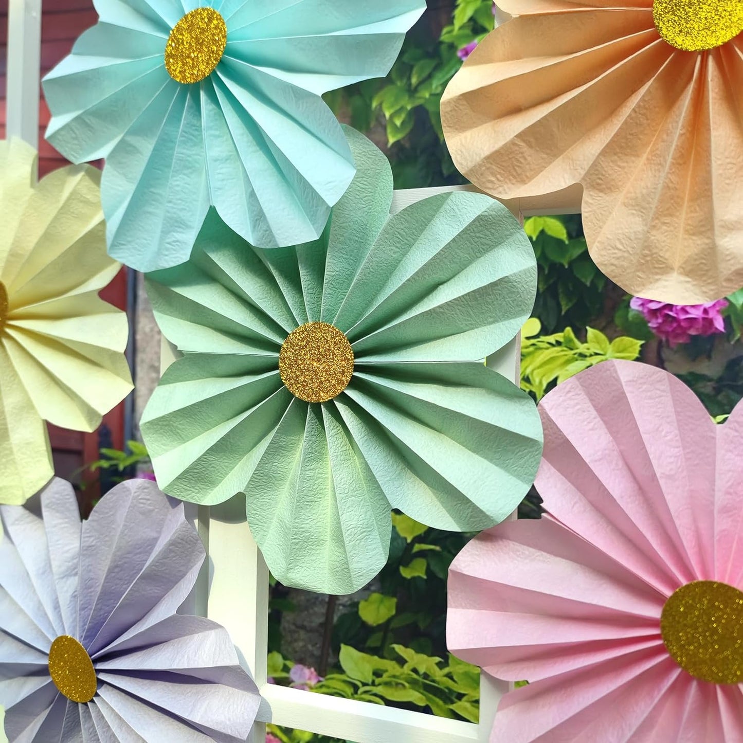 Bulk 6 Pcs Dreamy Wedding Wall Background Decoration 12 Inch Paper Flowers Perfect for Bridal Showers and Birthday Celebrations Wholesale