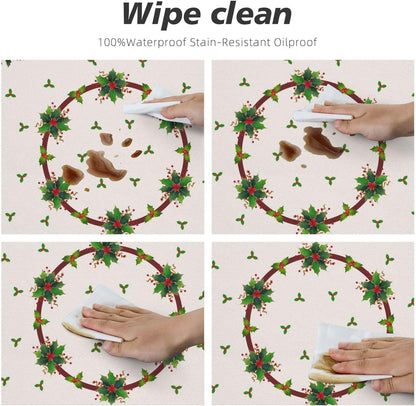 Bulk 60 Inch Round Tablecloth Stain Resistant Polyester Table Cover for Kitchen Dining Buffet Parties and Camping Mandala Design Wholesale