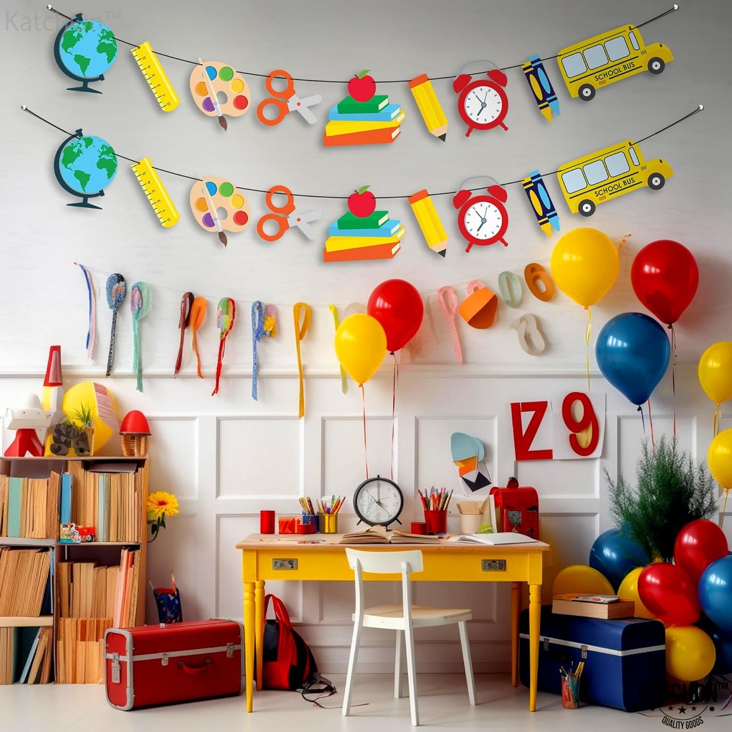 Bulk 10ft Back to School Banner Teacher Appreciation Decorations Large Back to School Garland for Classroom Party Wholesale