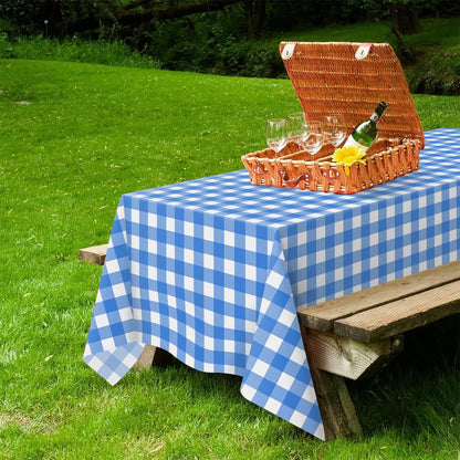 Bulk Waterproof Disposable Checkered Tablecloth 54 × 108 Inches Ideal for Outdoor Picnics Birthday Parties and Banquet Decoration Wholesale