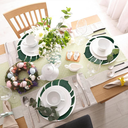 Bulk 50 Pcs Hawaiian Leaf Table Mats Perfect for Summer Parties Weddings and More Wholesale