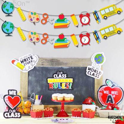 Bulk 10ft Back to School Banner Teacher Appreciation Decorations Large Back to School Garland for Classroom Party Wholesale