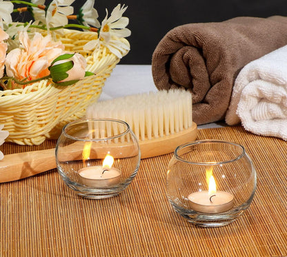 Bulk 12 Pcs Shine Bright Electroplated Glass Candle Holders for Weddings Parties Holidays Gifts and Bridal Showers Wholesale