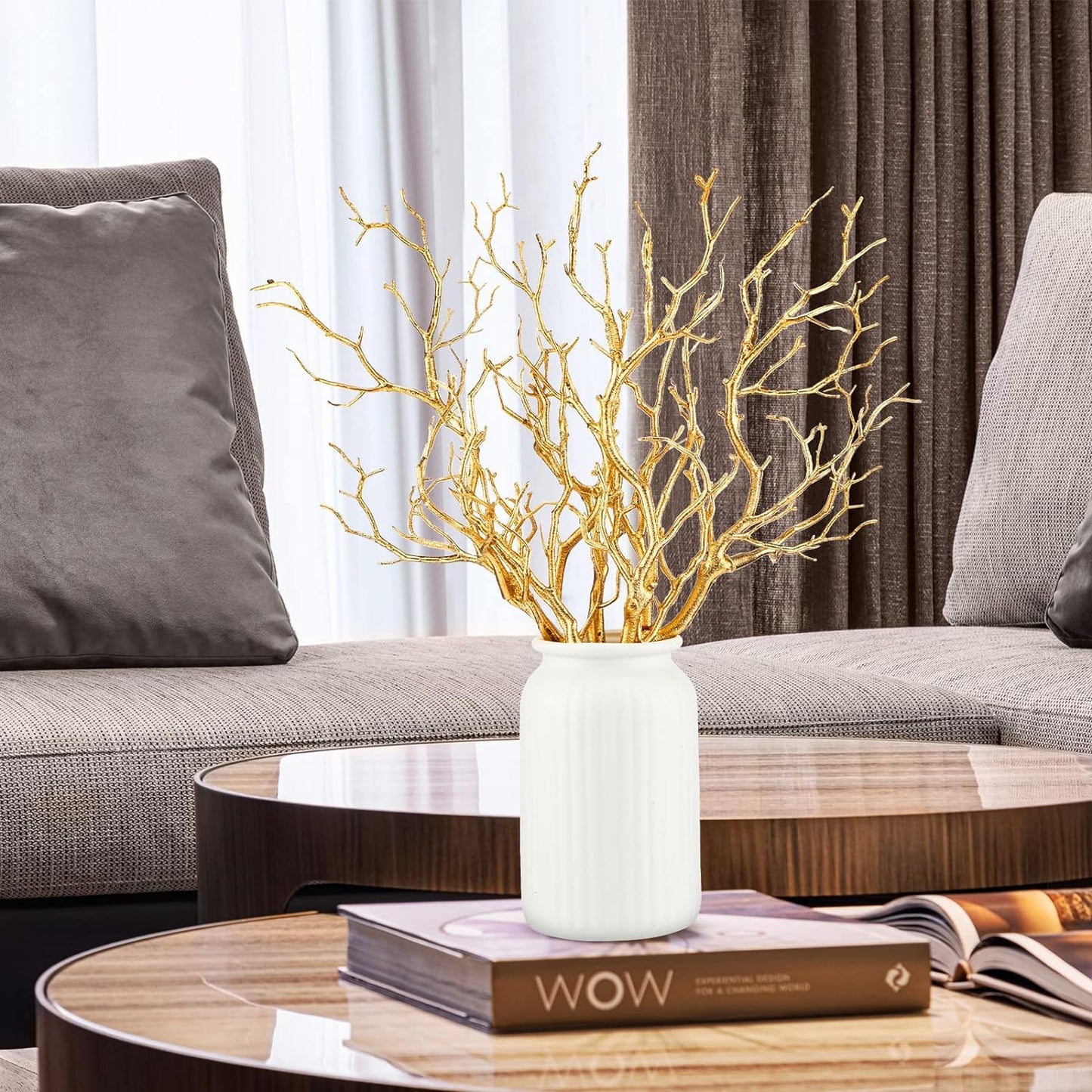 Bulk 10 Pcs Artificial Antler Shaped Manzanita Branches for Wedding Table Decor and Parties Wholesale