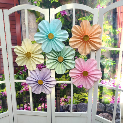 Bulk 6 Pcs Dreamy Wedding Wall Background Decoration 12 Inch Paper Flowers Perfect for Bridal Showers and Birthday Celebrations Wholesale