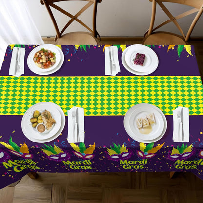 Bulk Vibrant Rainbow Disposable Tablecloth 54x108 Inches Ideal for Birthday Parties Buffets Disco and Mermaid Themed Decor Wholesale