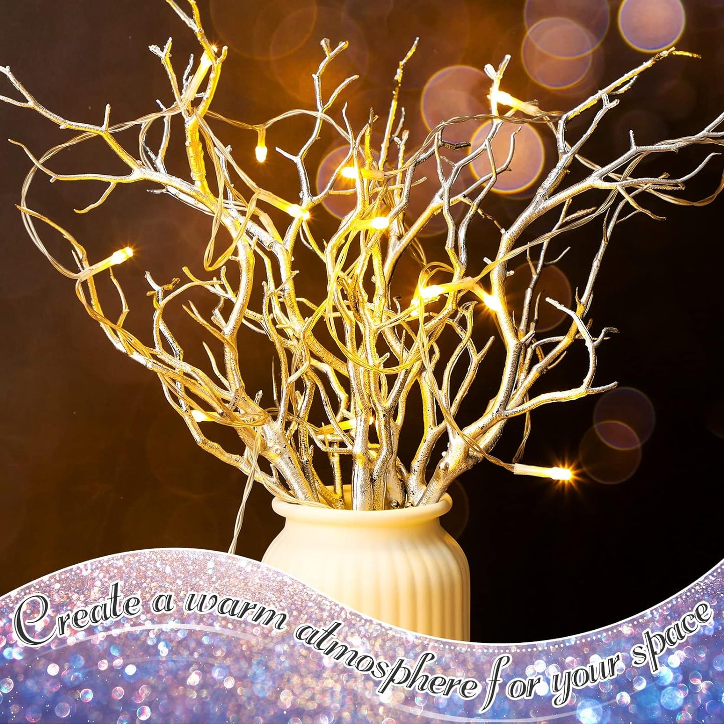 Bulk 10 Pcs Artificial Antler Shaped Manzanita Branches for Wedding Table Decor and Parties Wholesale