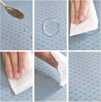 Bulk Solid Plaid Jacquard Spring Tablecloth Wrinkle and Water Resistant, Contemporary Woven Decorative Table Cover for Holiday Events Wholesale