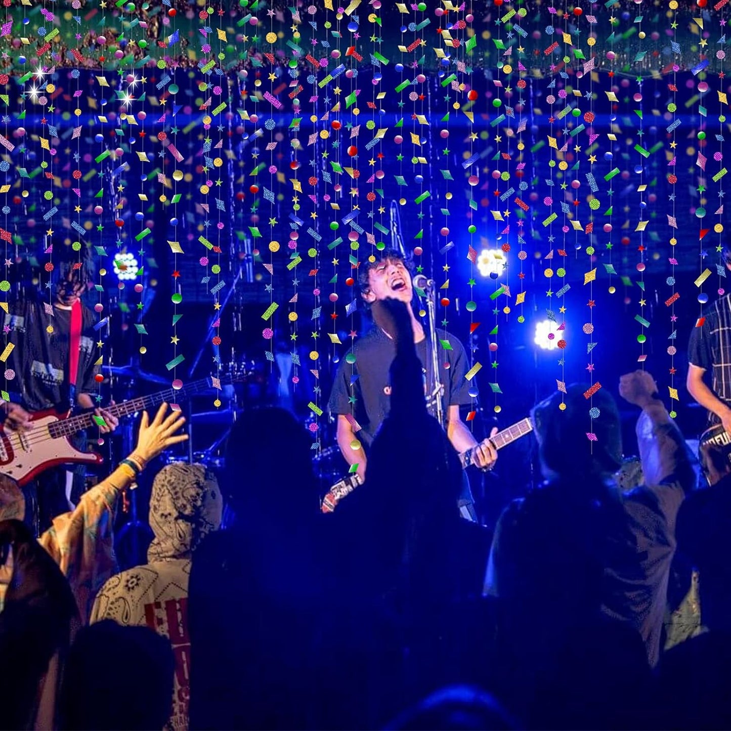 Bulk 10 Pack Sparkling Confetti Garland Streamers for Kids’ Birthdays Bridal Baby Showers Bachelorette Christmas New Year’s Party Decor Wholesale