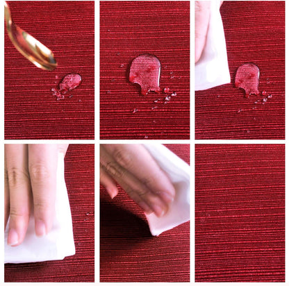 Bulk Solid Plaid Jacquard Spring Tablecloth Wrinkle and Water Resistant, Contemporary Woven Decorative Table Cover for Holiday Events Wholesale