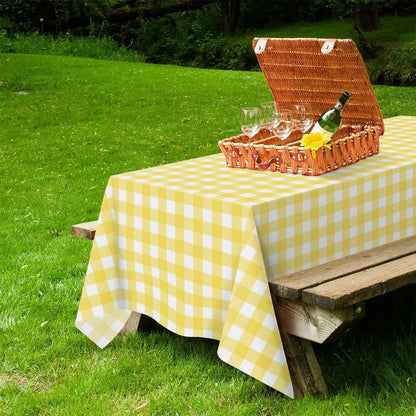 Bulk Waterproof Disposable Checkered Tablecloth 54 × 108 Inches Ideal for Outdoor Picnics Birthday Parties and Banquet Decoration Wholesale