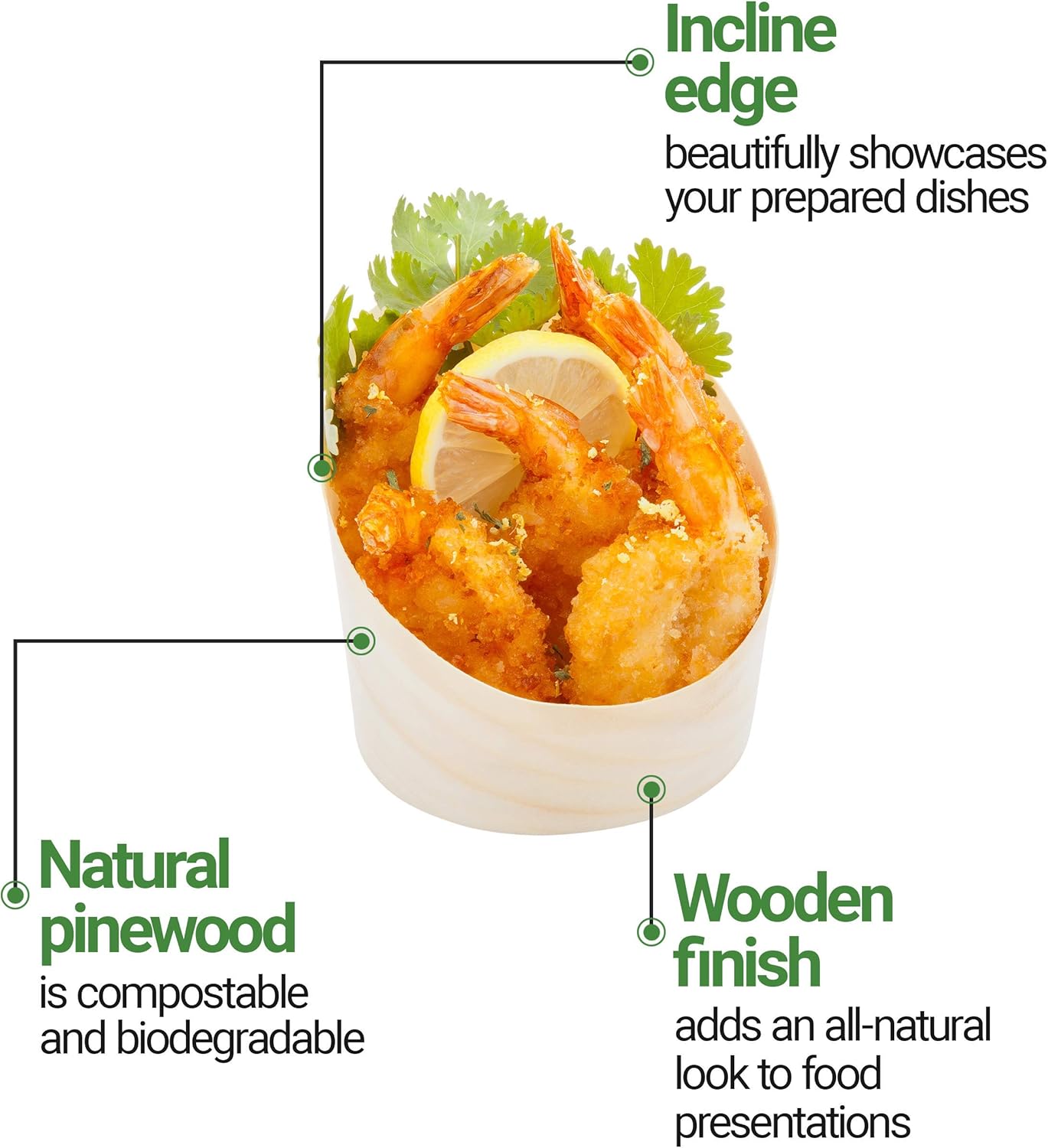 Bulk 100 Pack 4 Ounce Slanted Disposable Dessert Cups for Tasting Hors d'oeuvres Snacks and Appetizers at Weddings Parties and Events Wholesale