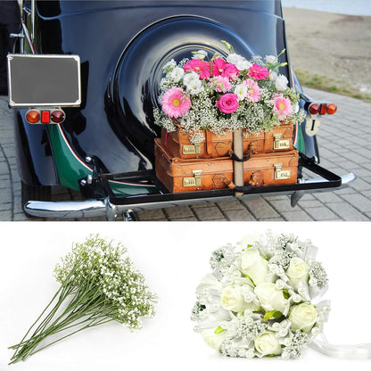 Bulk 10 Pcs Artificial Baby Breath Gypsophila Premium Stems with Blooms UV Guard for Wedding Arch Florals Non-Fading Wholesale