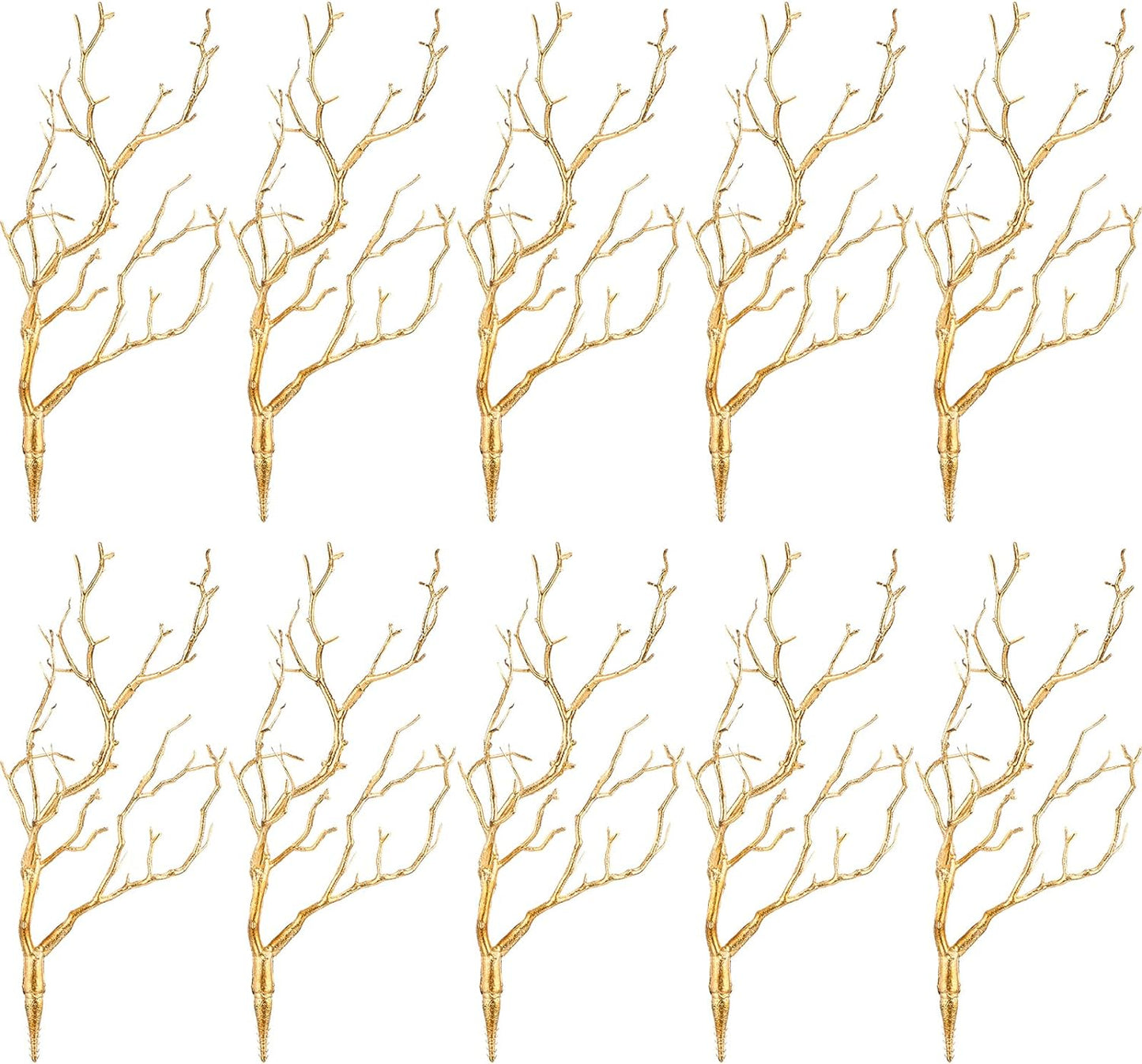 Bulk 10 Pcs Artificial Antler Shaped Manzanita Branches for Wedding Table Decor and Parties Wholesale