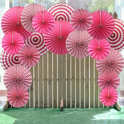 Bulk Set Of 6 Paper Fans Set Honeycomb Paper Fans For Birthday Wedding Party Hanging Supplies Decor Wholesale