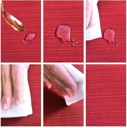 Bulk Solid Plaid Jacquard Spring Tablecloth Wrinkle and Water Resistant, Contemporary Woven Decorative Table Cover for Holiday Events Wholesale