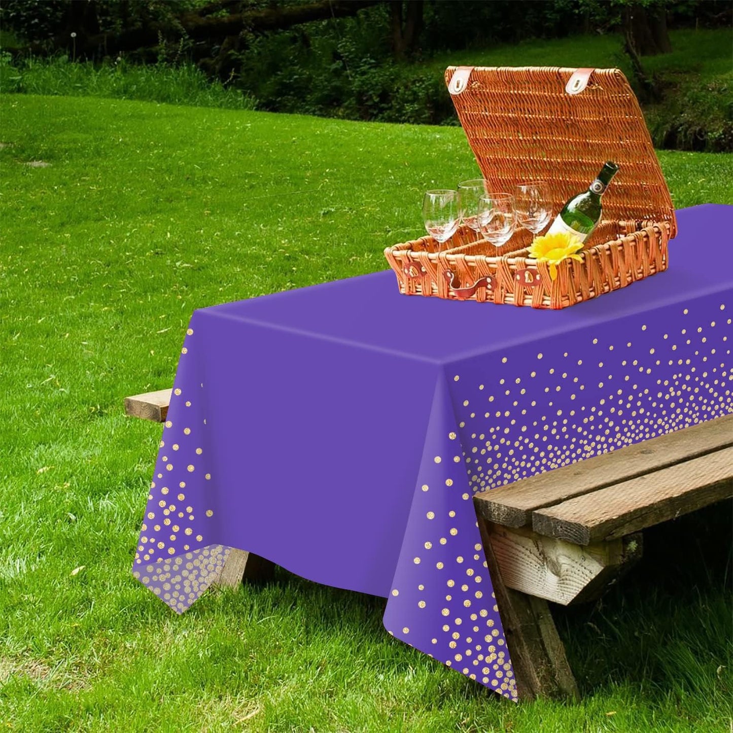 Bulk Waterproof Disposable Checkered Tablecloth 54 × 108 Inches Ideal for Outdoor Picnics Birthday Parties and Banquet Decoration Wholesale