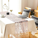 Bulk Sparkle Foil Table Runner with Thin Mesh for Weddings Bridal Baby Showers Birthday New Year Party Decor Wholesale
