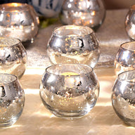 Bulk 12 Pcs Shine Bright Electroplated Glass Candle Holders for Weddings Parties Holidays Gifts and Bridal Showers Wholesale