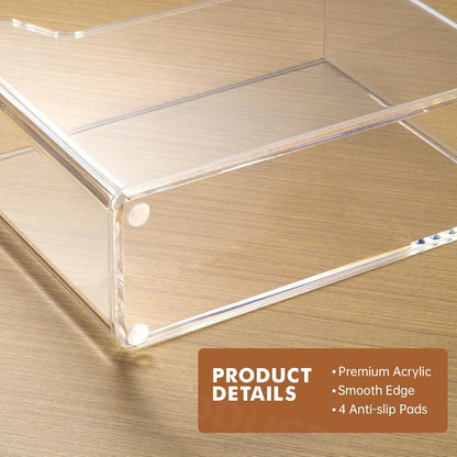 Bulk 10Pcs Acrylic Napkin Holder for Table Clear Plastic Vertical Napkins Holders Modern Square Paper Napkin Holders for Kitchen Dinner Table Guest Napkin Holder for Home Hotel Restaurant Bar Wholesale
