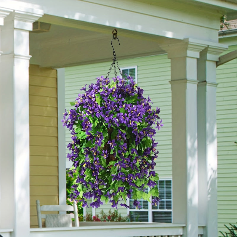 Artificial Hanging Spring Flower Garland 6 Ft UV Resistant Bulk Patio Garden Decor