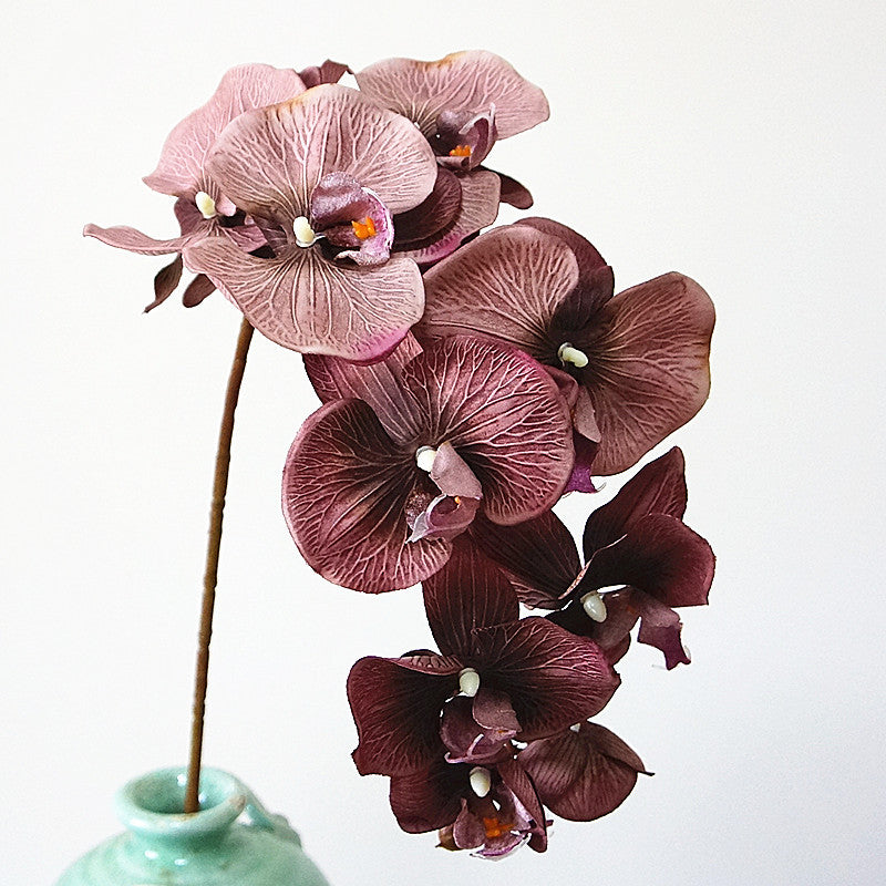 37 Inch Phalaenopsis Orchid Artificial Flowers Bulk Long Stem Vintage Fall Wedding Centerpiece Crafts