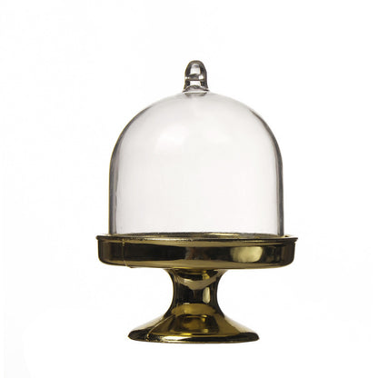 Bulk 12 Pack Clear Cake Stand Candy Treat Favor Boxes With Dome Cover for Birthday Wedding Holiday Party Supplies Wholesale