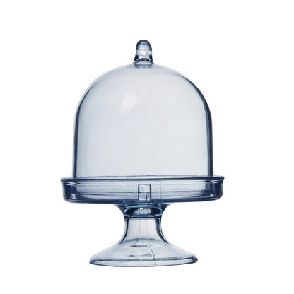 Bulk 12 Pack Clear Cake Stand Candy Treat Favor Boxes With Dome Cover for Birthday Wedding Holiday Party Supplies Wholesale