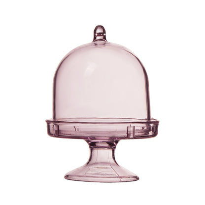 Bulk 12 Pack Clear Cake Stand Candy Treat Favor Boxes With Dome Cover for Birthday Wedding Holiday Party Supplies Wholesale
