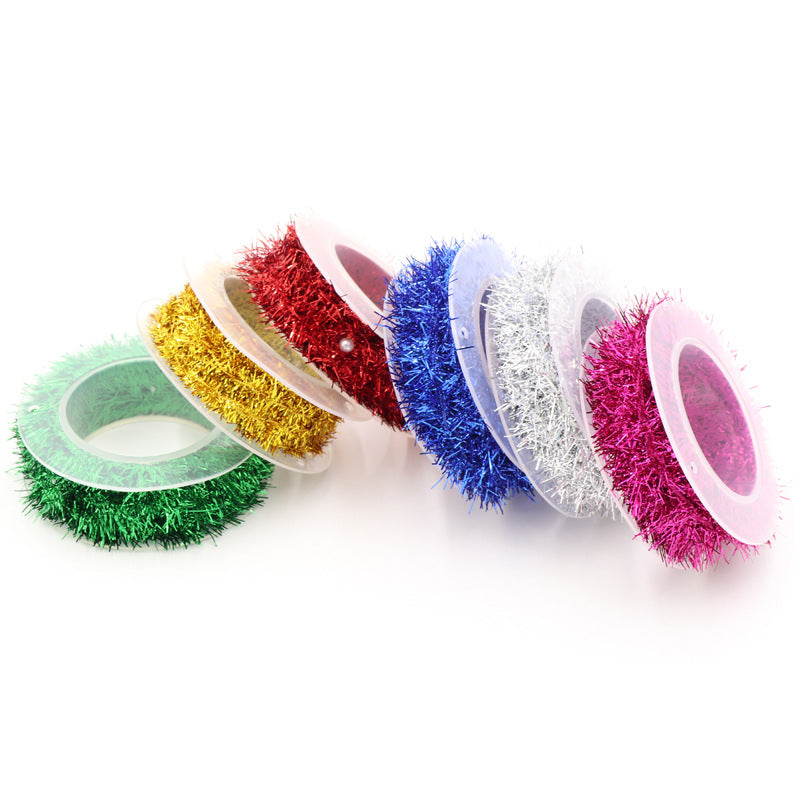 59 Inch Christmas Tinsel Garland, Shiny Twist, Bulk Quantity, Holiday Decoration
