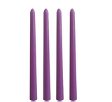 Bulk 12 Inch Tall Taper Candles Set of 4 Smokeless Unscented Candles for Weddings and Celebrations Parties Decor Wholesale